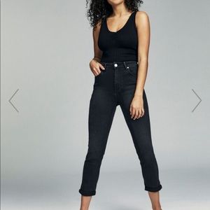 Cotton on black mom jeans